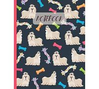 Notebook: Cute Shih Tzus & Toys - Lined Notebook, Diary, Track, Log & Journal - Gift Idea for Boys Girls Teens Men Women (8"x10" 120 Pages)