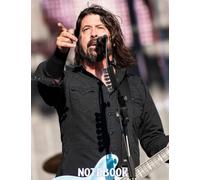Notebook : Dave Grohl Fighters RockBand Notebook Lined Page 6x9. Gift Book for Writing, Home or Work Thankgiving Notebook for Fans #337