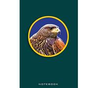 Notebook: Desert Buzzard, Harris Hawk, Buteo. Format A5, 120 pages, fine light grey lined. Daily entries, notes and journal for the falconer, Ornithologist, nature and bird friends.