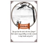Notebook Design 8: Panda and Dragon Journal Notebook_6x9 inch 114 Pages