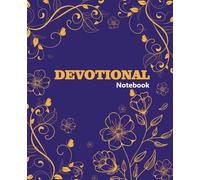 Notebook Devotional Christian for Women: Prayer Journal |Notebook to write and study the promises God has for your life each morning. | Purple and Gold floral notebook
