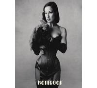 Notebook : Dita Von Teese Lined Notebook, 100 Pages, Thankgiving Notebook , Gift Ideas for Holiday , Matte Finish Cover #348