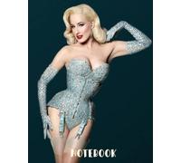 Notebook : Dita Von Teese Lined Notebook, 100 Pages, Thankgiving Notebook , Gift Ideas for Holiday , Matte Finish Cover #352