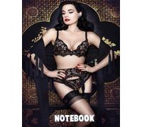 Notebook : Dita Von Teese Wile Ruled 100 Pages for School Home or Work - Christmas , Thankgiving Notebook Gift Ideas #882