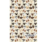 Notebook: Dogs Notebook ⎮ Puppy Notebook ⎮ Dog Mom ⎮ Cute Dogs Notebook ⎮ Dog Dad ⎮ Journal, A5 Notebook, Lined Notebook, Planner Notebook