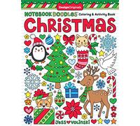 Notebook Doodles Christmas: Coloring & Activity Book (Design Originals) 32 Festive Designs of Reindeer, Penguins, Gifts, Snowflakes, Stockings, Trees, Treats, & More, on High-Quality Perforated Paper