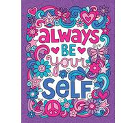 Notebook Doodles Go Girl! Guided Journal (Quiet Fox Designs) Always Be Yourself! 128 Lined Pages; Fun, Inspirational Prompts Encourage Tweens to Build Confidence & Develop Creative Writing Skills