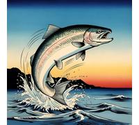 Notebook: Dot Grid / Blank Paper | Journal for Artists Sketching Mixed Media Bullet Journaling Scapbooking Creative Freedom | Fish Cover