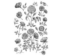 Notebook: Dot Grid / Blank Paper | Journal for Sketching Mixed Media Gratitude Bullet Journaling Scrapbooking | Vintage Flowers Cover