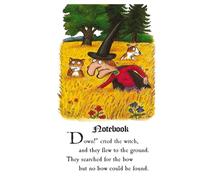 Notebook - Down Cried the witch and they flew to the ground: Journal_6in x 9in x 114 Pages White Paper Blank Journal with Black Cover Perfect Size