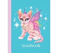 Notebook: Dragon Cat - Cute Fantasy Notebook (7.5 X 9.25 - 120 Pages/60 Sheets - Ruled Paper)