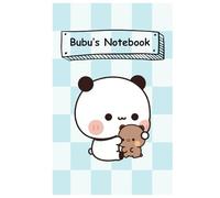 Notebook: Dudu and Bubu Cute Bear and Panda | 6" x 9" 100 Pages Wide Ruled | Cartoon Adorable Kawaii Animal Notebook Journal for Teen, Kids, Students and Adults