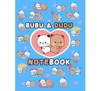 Notebook: Dudu and Bubu Cute Bear and Panda Cartoon Adorable Kawaii Animal 8.5" x 11" 100 Pages Wide Ruled | Notebook Journal for Teen, Kids, Students and Adults