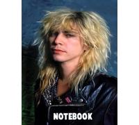 Notebook : Duff McKagan Wile Ruled 100 Pages for School Home or Work - Christmas , Thankgiving Notebook Gift Ideas #927