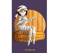 Notebook: Egyptian Mummy Sarcophagus Ancient Egypt Mythology Blank Lined Notebook Journal Diary Gift