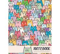 Notebook: Featuring Focus Points & Doodle Section: A Beautiful 100 Page Lined Notebook, Perfect Bound, Size 8 x 10