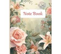 Notebook: Floral Bliss Notebook: 50 Wide-Ruled Pages | Elegant Botanical Softcover Journal for Women, Students, and Gifting