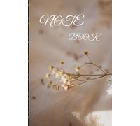 Notebook flower: Blank Lined Notebook"6 x 9" dimensions to Write In for Notes, To Do Lists, Notepad, Journal, Funny for flower Lover, Soft Cover, Matte Finish