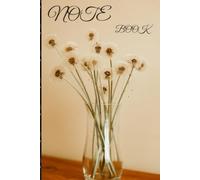 notebook flower: Blank Lined Notebook"6 x 9" dimensions to Write In for Notes, To Do Lists, Notepad, Journal, Funny for flower Lover, Soft Cover, Matte Finish