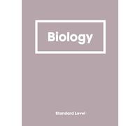 Notebook for IB Biology Standard Level: 8.5 x 11 College Ruled Notebook Perfect for Every International Baccalaureate Biology Standard Level Student
