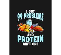 Notebook: Funny Protein Food Pun: Journal Notebook A Perfect Gifts For All Ages All Genders| 100 Pages, 8.5x11 Inches