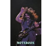 Notebook : Geezer Butler Music Day Planner Lined Notebook 100 Blank Pages, Thankgiving Notebook Journal, Matte Finish Cover #86