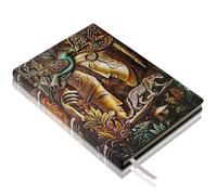 Notebook Gift for Women Men - 3D Embossed Handmade Journals with Lined Paper Cool Leather Writing Notebooks Christmas Birthday Gifts Love Gift for Women & Lady & Girlfriend (A5,Multicolor)