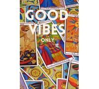 NOTEBOOK GOOD VIBES ONLY TAROT CARDS SPIRITUAL LINED PAPERBACK SOFTCOVER JOURNAL DIARY PAD FOR WITCHES 100 PAGE NOTES
