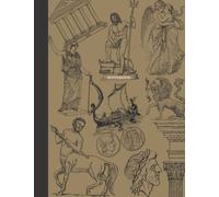 Notebook: Greek/Roman Mythology aesthetic print composition notebook - College Ruled 100 pages - large 8.5 x 11