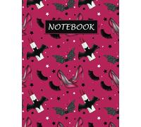 Notebook: Halloween Notebooks, Lipstick and Stilettos Journal, Halloween Gifts, 8.5"x11" A4 120 pages