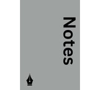 Notebook in grey hardback cover 6" x 9" with 'Notes' on front & spine text 'Things I'd like to be a prick about at work': Passive-aggressive office humour (Things best written not said)