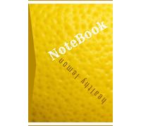 Notebook in Lemon: Squarered notebook with a fruit motif