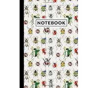 Notebook: Insects Journal - Insects Themed Gift For Boys Who Love Insects, Insect Lovers And Kids Who Love Insects - Insects Notebook - 6x9 - 120 Lined Pages With Insects Themed Borders