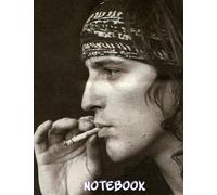 Notebook : Izzy Stradlin Guns N' Roses RockBand Lined Notebook Journal 100 Pages for School Supplies , Thankgiving Notebook Gift #361