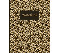 Notebook: Jaguar Pattern Composition Notebook Journal with Wide Ruled Paper