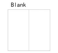 Notebook Journal 3-Piece A5/Standard Size Refill Inserts for Traveler's Notebook Portable Style 32 Sheets (64 Pages) Each(Blank 3 Books,Standard 8.26x4.3in)