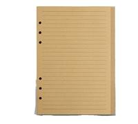 Notebook Journal 45 Sheets A5 A6 A7 Loose Leaf Notebook Refill Spiral Binder Inner Page Line Blank Craft Grid Inside Paper Stationery(A5 Craft line)