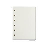 Notebook Journal 45 Sheets A5 A6 A7 Loose Leaf Notebook Refill Spiral Binder Inner Page Line Blank Craft Grid Inside Paper Stationery(A7 Blank)