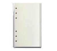 Notebook Journal 45 Sheets A5 A6 A7 Loose Leaf Notebook Refill Spiral Binder Inner Page Line Blank Craft Grid Inside Paper Stationery(A6 Blank)