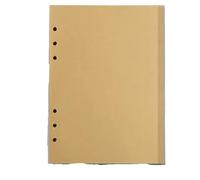 Notebook Journal 45 Sheets A5 A6 A7 Loose Leaf Notebook Refill Spiral Binder Inner Page Line Blank Craft Grid Inside Paper Stationery(A6 Craft Blank)