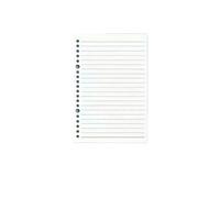 Notebook Journal 60 Sheets Notebook Refill Notepad Loose Leaf Binder Paper A4/ B5/A5 Blank/Grid/Lined Notebooks Writing Office School(A5 Horizontal line)