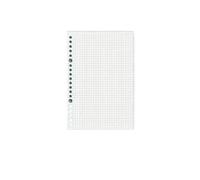 Notebook Journal 60 Sheets Notebook Refill Notepad Loose Leaf Binder Paper A4/ B5/A5 Blank/Grid/Lined Notebooks Writing Office School(A5 Grid)