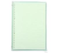 Notebook Journal A5 B5 20Holes Loose-Leaf Notebook Refill 60Sheet Spiral Binder Paper Index Inside Page Dot Grid Blank Stationery(Color10,A5 20Holes)