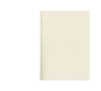 Notebook Journal A5 B5 20Holes Loose-Leaf Notebook Refill 60Sheet Spiral Binder Paper Index Inside Page Dot Grid Blank Stationery(Color4,B5 26Holes)