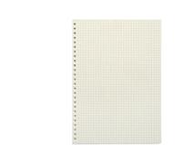 Notebook Journal A5 B5 20Holes Loose-Leaf Notebook Refill 60Sheet Spiral Binder Paper Index Inside Page Dot Grid Blank Stationery(Color7,B5 26Holes)