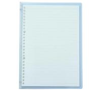 Notebook Journal A5 B5 20Holes Loose-Leaf Notebook Refill 60Sheet Spiral Binder Paper Index Inside Page Dot Grid Blank Stationery(Color11,B5 26Holes)