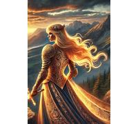 Notebook Journal for Throne of Glass fans: 120 lined pages, with small graphic inside, Rowan Aelin