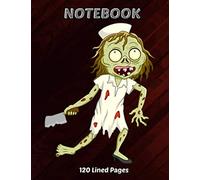 Notebook : Journal Lined Book - Horror Scary book - 120 Pages - Large (8.5" x 11" / 21.59 cm x 27.94 cm)
