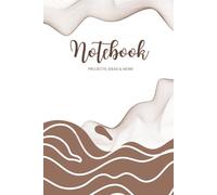 Notebook: Journal on Mocha Mousse Cover | Projects and sketches book with the Color of the Year