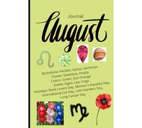 Notebook Journal with August Cover: for work or personal use for everything you need to write down